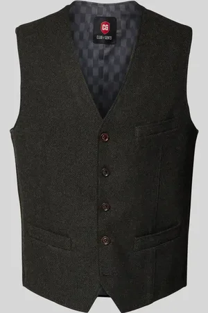 Club of Gents Weste mit Leistentaschen Modell 
