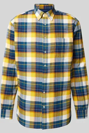 Christian Berg Regular Fit Flanellhemd mit Button-Down-Kragen in , Größe S
