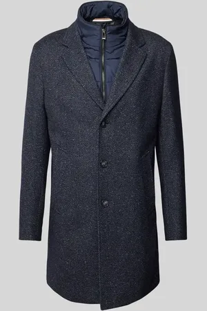 HUGO BOSS Mantel mit Stehkragen in , Größe 50