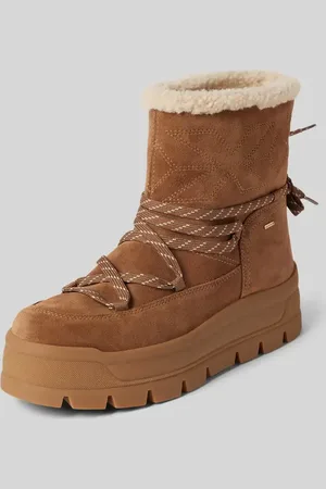 Geox Lederstiefel mit Futter aus Kunstfell Modell 