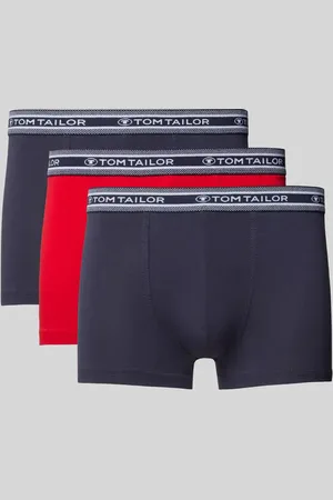 TOM TAILOR Regular Fit Trunks im 5er-Set aus weicher Baumwolle mit elastischem Label-Bund in , Größe S