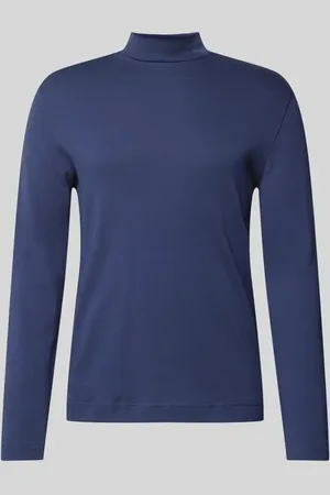 Christian Berg Longsleeve mit geripptem Stehkragen in , Größe L