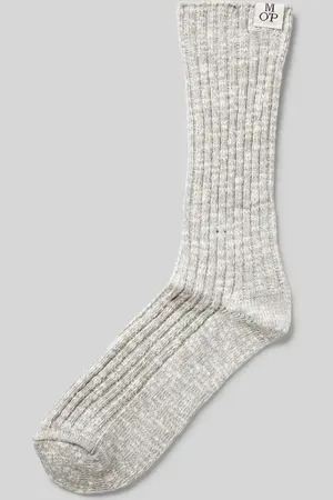 Marc O’ Polo Rippstrick-Socken aus weichem Bio-Baumwoll-Mix in , Größe 35-38