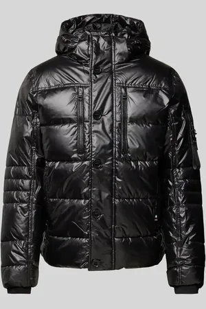 TOM TAILOR Regular Fit Pufferjacke mit abnehmbarer Kapuze in , Größe XL