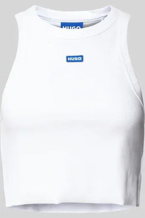 Hugo Blue Tanktop mit Label-Detail in , Größe XS