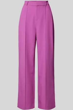 Colourful rebel Straight Fit Stoffhose mit Viskose-Anteil und Knopfverschluss in , Größe S