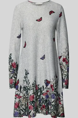 Apricot Minikleid mit gelegten Falten in , Größe XS