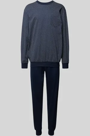 Schiesser Pyjama mit Brusttasche in , Größe 50
