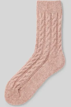 Camano Socken mit Zopfmuster in , Größe 35-38