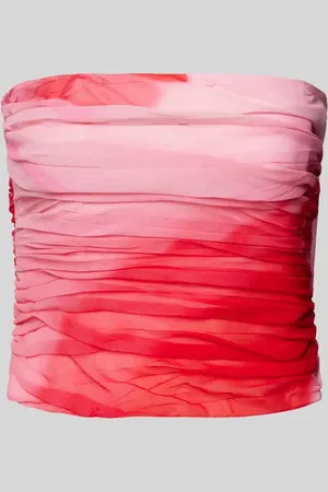 MANGO Bandeau-Top mit gelegten Falten Modell 