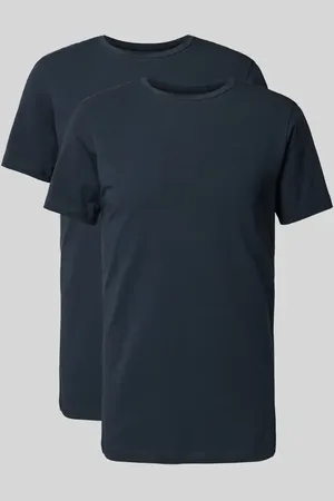 Bread & Boxers T-Shirt mit geripptem Rundhalsausschnitt in , Größe M