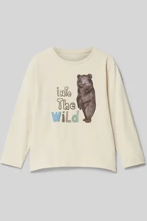 NAME IT Longsleeve mit Statement-Print Modell 