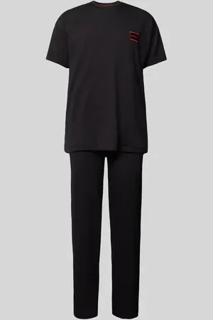 HUGO BOSS Pyjama mit Label-Details Modell 