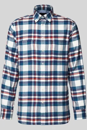 Christian Berg Flanellhemd mit Button-Down-Kragen in , Größe S