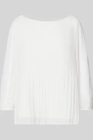QS by s.Oliver Regular Fit Bluse aus Chiffon in , Größe 34