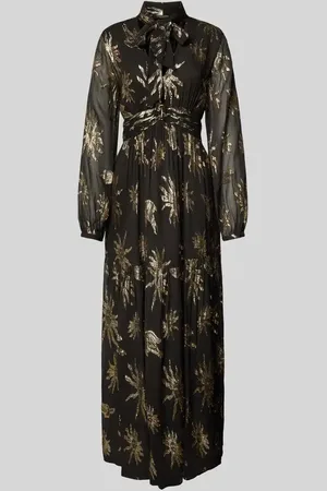 Scotch&Soda Tailliertes Maxikleid mit V-Ausschnitt in , Größe 34