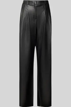 HUGO BOSS Straight Leg Hose in Leder-Optik Modell 