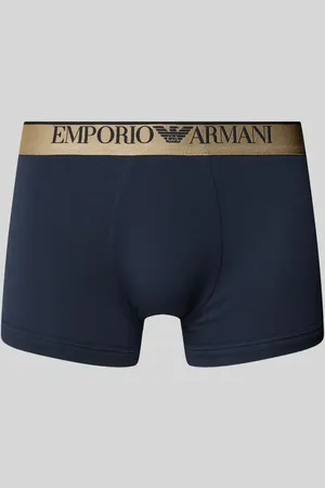 Emporio Armani Trunks mit elastischem Logo-Bund in , Größe S