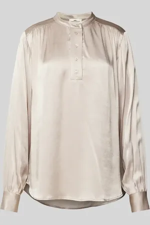 Fynch-Hatton Regular Fit Bluse aus Viskose mit Stehkragen in , Größe 36