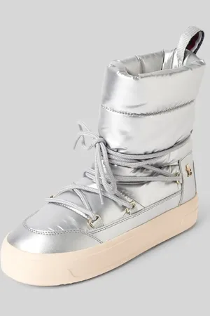 Tommy Hilfiger Schnürstiefel mit Label-Detail in , Größe 37