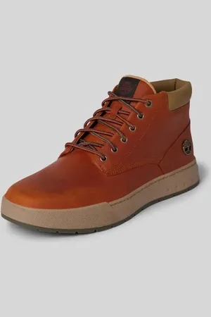 Timberland Lederboots mit Logo-Applikation Modell 