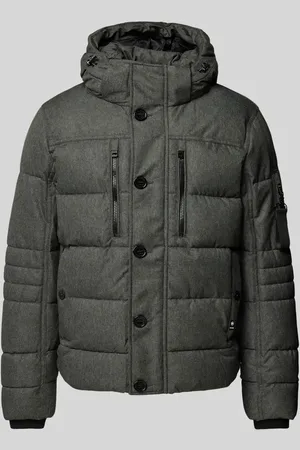 TOM TAILOR Regular Fit Pufferjacke mit abnehmbarer Kapuze in , Größe L