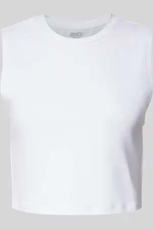 Jake*s Tanktop in Ripp-Optik in , Größe XS