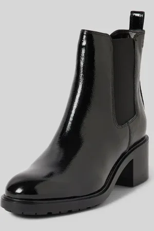 Tamaris Stiefeletten aus Leder mit elastischen Einsätzen in , Größe 41