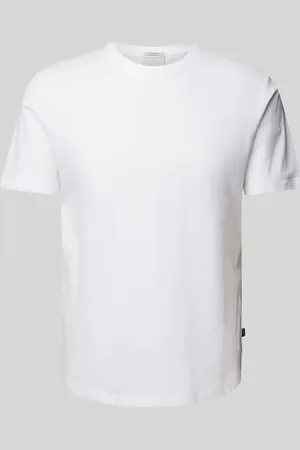 Lindbergh T-Shirt mit geripptem Rundhalsausschnitt in , Größe M