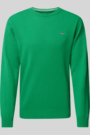 GANT Strickpullover aus Wolle mit Rundhalsausschnitt in , Größe L