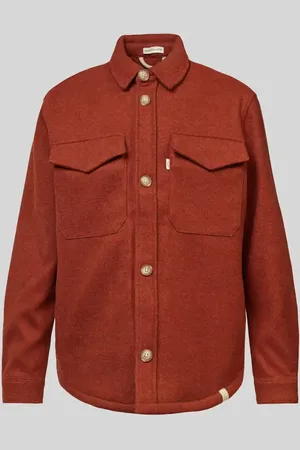 Colours & Sons Regular Fit Hemdjacke mit Brusttaschen in , Größe M