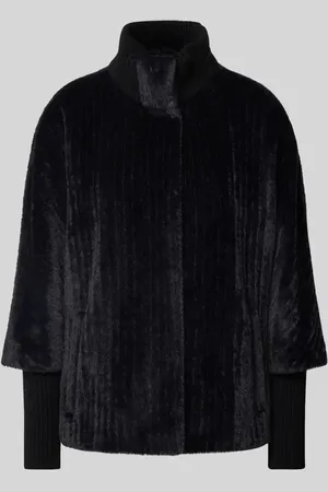 Comma, Jacke mit Kunstfellbesatz in , Größe 38
