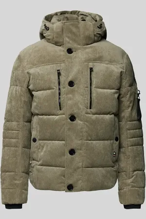 TOM TAILOR Regular Fit Pufferjacke mit abnehmbarer Kapuze in , Größe M