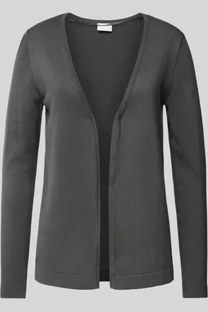 Kaffe Strickjacke mit Schalkragen Modell 