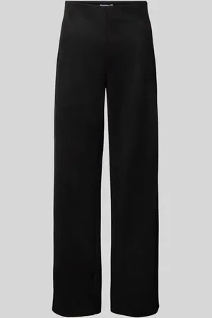 Christian Berg Baggy Fit Stoffhose in Leder-Optik in , Größe 44