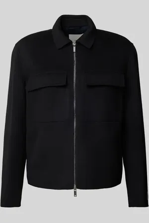 Calvin Klein Wolljacke mit Zweiwege-Reißverschluss in , Größe L