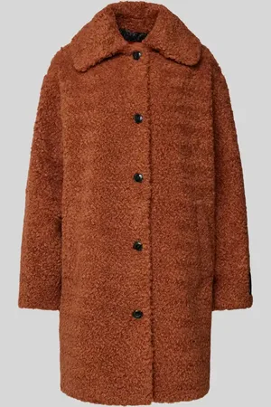 HUGO BOSS Mantel aus Kunstfell Modell 