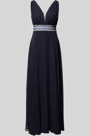 Jake*s Abendkleid mit Taillenband und Ziersteinbesatz in , Größe 40