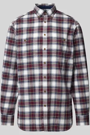 Christian Berg Light-Flanellhemd mit Button-Down-Kragen in , Größe S