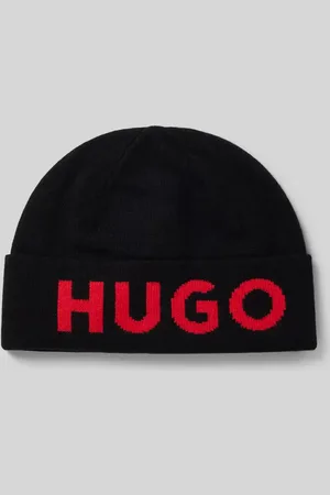 HUGO BOSS Beanie mit Label-Detail Modell 