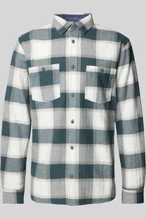 TOM TAILOR Regular Fit Flanellhemd aus reiner Baumwolle mit Karomuster in , Größe M