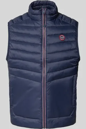 JACK & JONES Steppweste mit Label-Badge Modell 