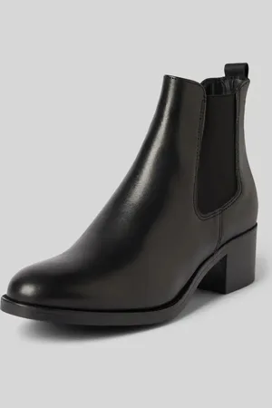 Tamaris Ankle Boots aus Leder mit Blockabsatz in , Größe 38