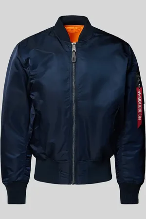Alpha Industries Bomberjacke mit Stehkragen in , Größe XXL
