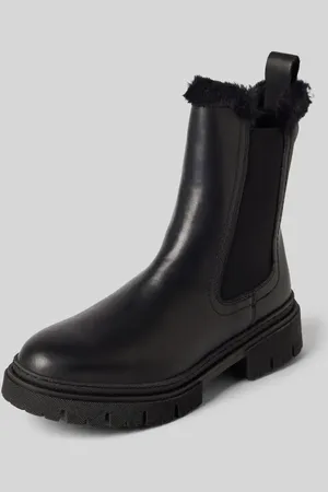 Tamaris Chelsea Boots mit Kunstfellbesatz in , Größe 38