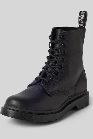 Dr. Martens Schnürboots aus Leder mit Zugschlaufe Modell 