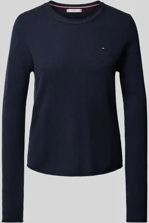 Tommy Hilfiger Strickpullover mit Logo-Stitching in , Größe XS