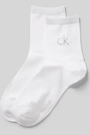 Calvin Klein Socken mit Label-Print im 2er-Pack in , Größe 35-38