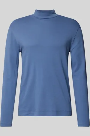Christian Berg Longsleeve mit geripptem Stehkragen in , Größe L