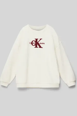 Calvin Klein Oversized Sweatshirt mit Label-Print Modell 